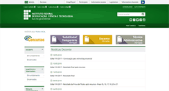 Desktop Screenshot of concursos.ifsul.edu.br