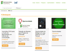 Tablet Screenshot of inf.passofundo.ifsul.edu.br
